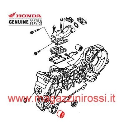 Silent Block carter motore Honda 50cc Dio ZX93, SC, GP, SP Silent Block carter motore Honda 50cc Dio ZX93, SC, GP, SP