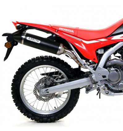 Terminale Arrow Thunder titanio No Kat per Honda CRF 250L dal 2017 Terminale Arrow Thunder titanio No Kat per Honda CRF 250L dal 2017