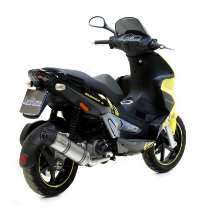 Terminale Leovince LV ONE Evo Steel per Gilera Runner 125/200 ST/VX/VXR 06-16 Terminale Leovince LV ONE Evo Steel per Gilera Runner 125/200 ST/VX/VXR 06-16