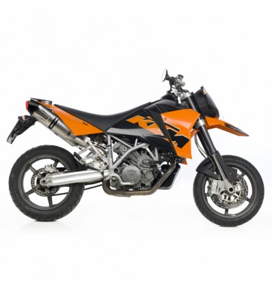 Terminale Leovince LV ONE Evo Steel per KTM 950 Supermoto e 990 SM/R Supermoto Terminale Leovince LV ONE Evo Steel per KTM 950 Supermoto e 990 SM/R Supermoto