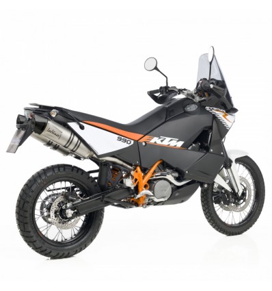 Terminale Leovince LV ONE Evo Steel per KTM 950/990 LC8 Adventure 03-12 Terminale Leovince LV ONE Evo Steel per KTM 950/990 LC8 Adventure 03-12