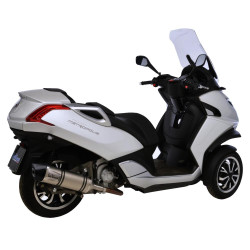 Terminale Leovince LV ONE Evo Steel per Peugeot Metropolis 400i 13-16