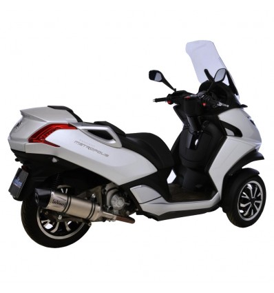 Terminale Leovince LV ONE Evo Steel per Peugeot Metropolis 400i 13-16