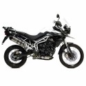 Terminale Leovince LV ONE Evo Steel per Triumph Tiger 800 11-16 Terminale Leovince LV ONE Evo Steel per Triumph Tiger 800 11-16