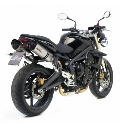 Terminale Leovince LV ONE Evo Steel per Triumph Street Triple 675/R 07-12 Terminale Leovince LV ONE Evo Steel per Triumph Street Triple 675/R 07-12