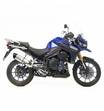 Terminale Leovince LV ONE Evo Steel per Triumph Tiger Explorer 12-15 Terminale Leovince LV ONE Evo Steel per Triumph Tiger Explorer 12-15