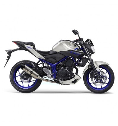 Terminale Leovince LV ONE Evo Steel per Yamaha MT-03, MT-25, YZF-R3/25 14-18 Terminale Leovince LV ONE Evo Steel per Yamaha MT-03, MT-25, YZF-R3/25 14-18