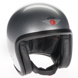 Casco Davida Speedster V3 monocolore argento magnum