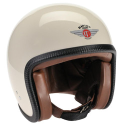 Casco Davida Speedster V3 grafica ZNut Brown crema