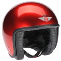 Casco Davida Jet Helmet grafica Cosmic Candy rosso