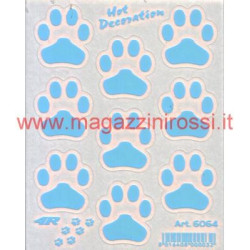 Set adesivi piccolo 4R fantasia zampette