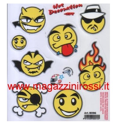 Set adesivi piccolo 4R Smile vari Set adesivi piccolo 4R Smile vari