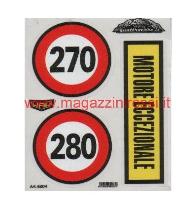 Set Adesivi piccolo 4R Motore Eccezionale Set Adesivi piccolo 4R Motore Eccezionale