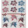 Set adesivi  4R fantasia farfalle e fiori hawaiani