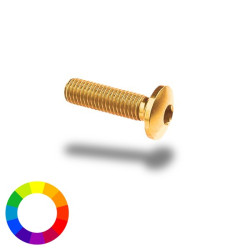 Bullone in ergal 002 testa bombata passo 8 x 35mm