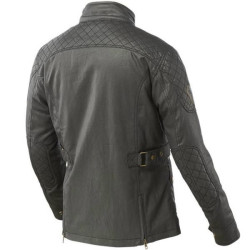 Giacca da moto M-Tech Steve nera in cotone spalmato Giacca da moto M-Tech Steve nera in cotone spalmato