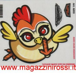 Set adesivi piccolo 4R Pulcino occhi rossi