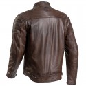 Giacca da moto in pelle Ixon Torque impermeabile marrone Giacca da moto in pelle Ixon Torque impermeabile marrone