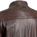Giacca da moto in pelle Ixon Torque impermeabile marrone Giacca da moto in pelle Ixon Torque impermeabile marrone