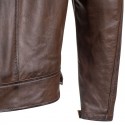 Giacca da moto in pelle Ixon Torque impermeabile marrone Giacca da moto in pelle Ixon Torque impermeabile marrone