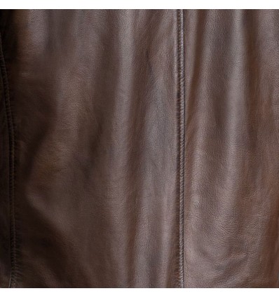 Giacca da moto in pelle Ixon Torque impermeabile marrone Giacca da moto in pelle Ixon Torque impermeabile marrone