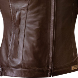 Giacca moto in pelle da donna Ixon Torque Lady impermeabile marrone Giacca moto in pelle da donna Ixon Torque Lady impermeabile marrone