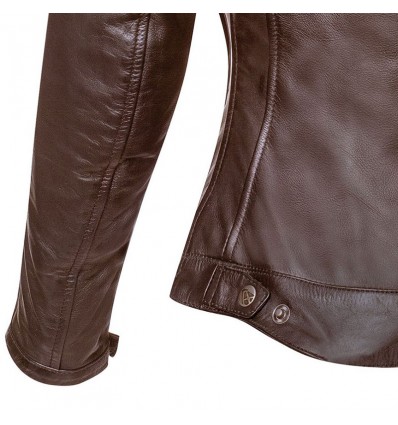 Giacca moto in pelle da donna Ixon Torque Lady impermeabile marrone Giacca moto in pelle da donna Ixon Torque Lady impermeabile marrone