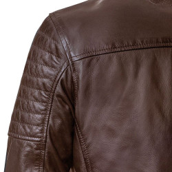 Giacca moto in pelle da donna Ixon Torque Lady impermeabile marrone Giacca moto in pelle da donna Ixon Torque Lady impermeabile marrone