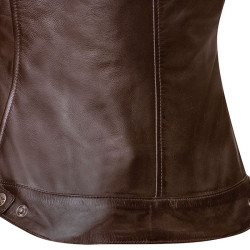 Giacca moto in pelle da donna Ixon Torque Lady impermeabile marrone Giacca moto in pelle da donna Ixon Torque Lady impermeabile marrone