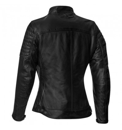 Giacca moto in pelle da donna Ixon Torque Lady impermeabile nera Giacca moto in pelle da donna Ixon Torque Lady impermeabile nera