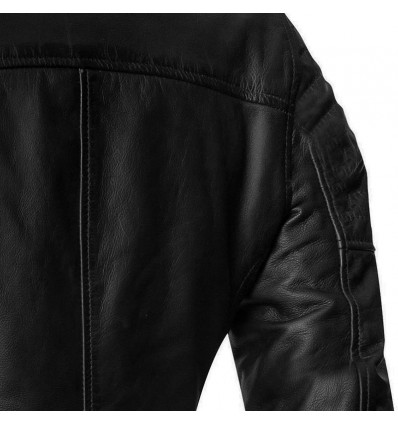 Giacca moto in pelle da donna Ixon Torque Lady impermeabile nera Giacca moto in pelle da donna Ixon Torque Lady impermeabile nera