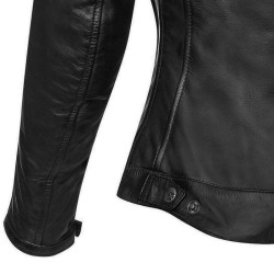 Giacca moto in pelle da donna Ixon Torque Lady impermeabile nera Giacca moto in pelle da donna Ixon Torque Lady impermeabile nera
