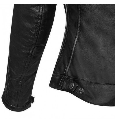 Giacca moto in pelle da donna Ixon Torque Lady impermeabile nera Giacca moto in pelle da donna Ixon Torque Lady impermeabile nera