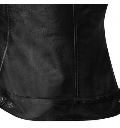 Giacca moto in pelle da donna Ixon Torque Lady impermeabile nera Giacca moto in pelle da donna Ixon Torque Lady impermeabile nera