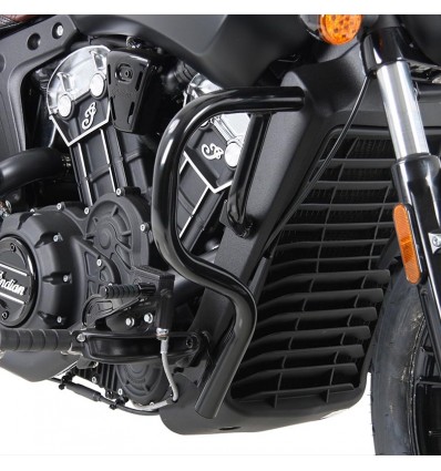 Paramotore Hepco & Becker nero per Indian Scout Bobber dal 2017