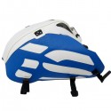 Copriserbatoio Bagster per BMW R1200 GS ADV dal 2014 in similpelle bianco e blu Copriserbatoio Bagster per BMW R1200 GS ADV dal 2014 in similpelle bianco e blu