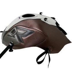 Copriserbatoio Bagster per BMW R1200R dal 2015 in similpelle nickel,marrone e bianco