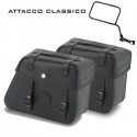 Valigie laterali in pelle Hepco & Becker Rugged nere 24 litri attacco Cutout Valigie laterali in pelle Hepco & Becker Rugged nere 24 litri attacco Cutout