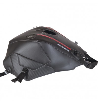 Copriserbatoio Bagster per Honda CBR 1000 RR dal 2017 in similpelle nero opaco e rosso