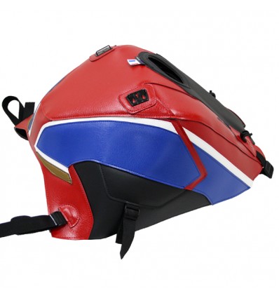 Copriserbatoio Bagster per Honda CBR 1000 RR dal 2017 in similpelle blu, bianco e rosso