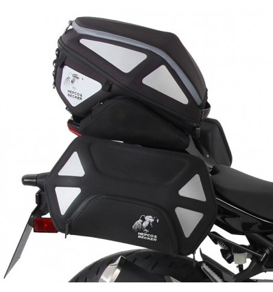 Portapacchi posteriore Hepco & Becker Sportrack per Kawasaki Ninja 400 Portapacchi posteriore Hepco & Becker Sportrack per Kawasaki Ninja 400