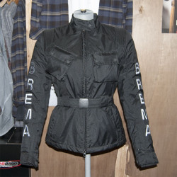 Giacca Brema Moto da donna BMB 212 W Idro Logo nera Giacca Brema Moto da donna BMB 212 W Idro Logo nera