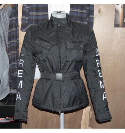 Giacca Brema Moto da donna BMB 212 W Idro Logo nera Giacca Brema Moto da donna BMB 212 W Idro Logo nera