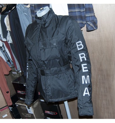 Giacca Brema Moto da donna BMB 212 W Idro Logo nera Giacca Brema Moto da donna BMB 212 W Idro Logo nera