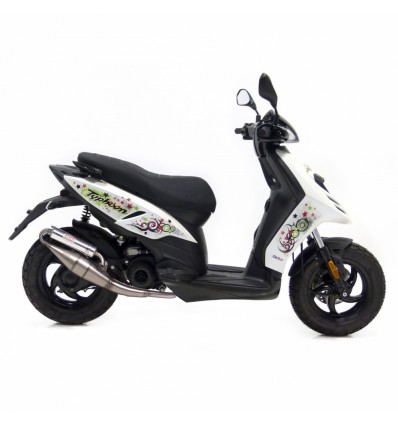 Marmitta espansione Leovince Handmade TT per Piaggio Zip dal 1999 e Typhoon 50 dal 2002 Marmitta espansione Leovince Handmade TT per Piaggio Zip dal 1999 e Typhoon 50 dal 2002