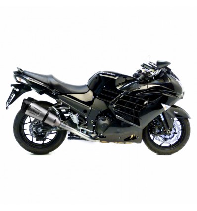 Terminale Leovince Factory S Steel per Kawasaki ZZR 1400 e ZX 14R 12-16 Terminale Leovince Factory S Steel per Kawasaki ZZR 1400 e ZX 14R 12-16