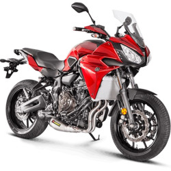 Marmitta Akrapovic Titanio linea Racing omologata per Yamaha Tracer 700 Marmitta Akrapovic Titanio linea Racing omologata per Yamaha Tracer 700