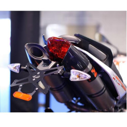 Portatarga regolabile Evotech per Aprilia Shiver 750 Portatarga regolabile Evotech per Aprilia Shiver 750