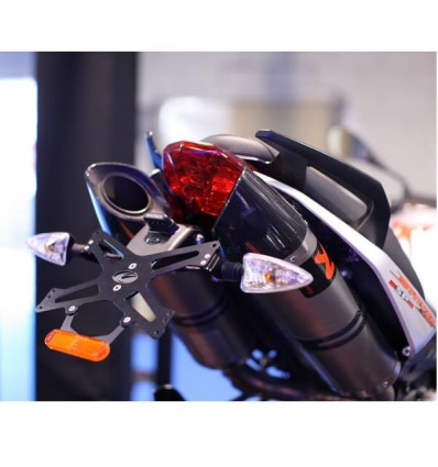 Portatarga regolabile Evotech per Aprilia Shiver 750 Portatarga regolabile Evotech per Aprilia Shiver 750