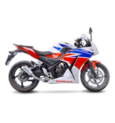 Terminale Leovince LV-10 in acciaio per Honda CB 300 F e CBR 300 R 14-17 Terminale Leovince LV-10 in acciaio per Honda CB 300 F e CBR 300 R 14-17